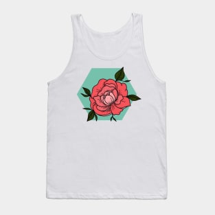 Neon Rose Tank Top